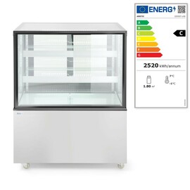 Refrigerated display case with 2 shelves | 300L | 230V/480W | 994x677x(H)1230mm product photo S