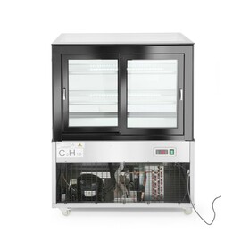 Refrigerated display case with 2 shelves | 300L | 230V/480W | 994x677x(H)1230mm product photo S