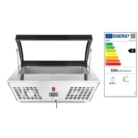 Salad Display Case | 67L | 230V/105W | 775x615x(H)235mm product photo  S