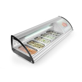 Sushi-Vitrine 5x GN 1/3 | 230V/160W | 1307x445x(H)327mm product photo S