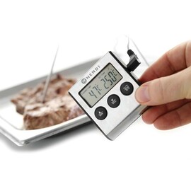 Meat thermometer with timer | 65x70x(H)17mm product photo S