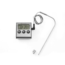Meat thermometer with timer | 65x70x(H)17mm product photo S