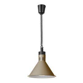 Height-adjustable conical heat lamp | Beige | 230V/250W | &Oslash;275x(H)250mm product photo