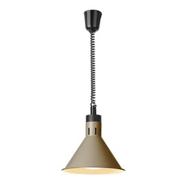 Height-adjustable conical heat lamp | Beige | 230V/250W | &Oslash;275x(H)250mm product photo  S
