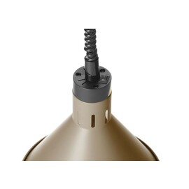 Height-adjustable conical heat lamp | Beige | 230V/250W | &Oslash;275x(H)250mm product photo  S