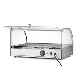 Heated counter display | single | black | 220-240V/800W | 554x376x(H)311mm product photo  S