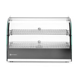 Double heated display case | Double | Black | 220-240V/800W | 554x376x(H)376mm product photo