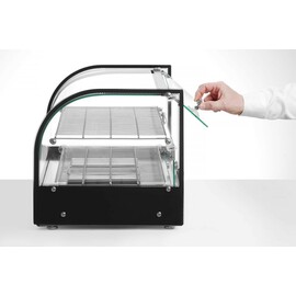Double heated display case | Double | Black | 220-240V/800W | 554x376x(H)376mm product photo  S