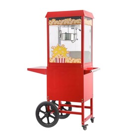 Popcorn machine with chassis | Red | 220-240V/1155W | 940x510x(H)1553mm product photo S