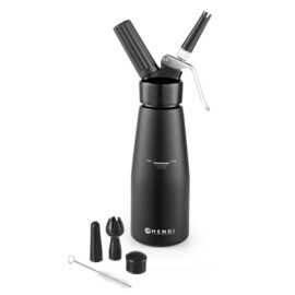Cream dispenser | black | Kitchen Line | 0.5L | Black | &Oslash;80 x (H)260mm product photo  S