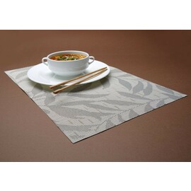 Placemat | Leaves | Light Grey | 6 pcs. | 450x300mm product photo S