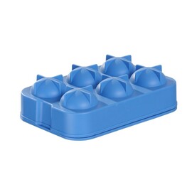 Ice cube tray | spherical | blue | 180x125x(H)50mm product photo S