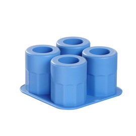 Ice cube tray | Shot glass | Blue | 122x122x(H)60mm product photo S