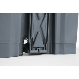 Pedal bin | 68L | Light grey | 490x410x(H)660mm product photo S