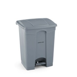 Pedal bin | 87L | Light grey | 500x410x(H)815mm product photo