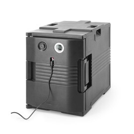 Thermally insulated container with heating function – Catering | GN 1/1 | 220-240V/200W | 477x680x(H)620mm product photo S