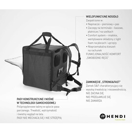 Thermo-Transportrucksack | 75 |2L | Schwarz | 410x410x(H)480mm product photo S