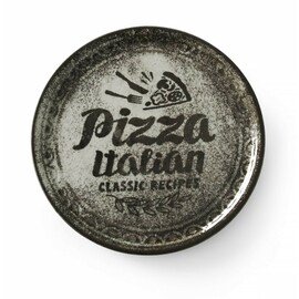 Pizza Plate Recipe Collection Black | Black | Ø310mm product photo