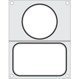 Die for sealing machine | two containers (1x 178x113 mm | 1x 115 mm) product photo