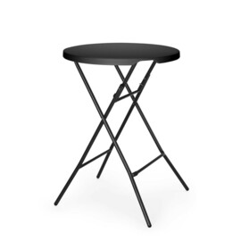 Bar-style standing table | Black | Ø800x(H)1100mm product photo S