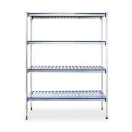 Aluminum storage shelf | 1280x405x(H)1685mm product photo