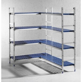 Aluminum storage shelf | 1280x405x(H)1685mm product photo  S