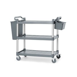 Polypropylene serving trolley with layers | large | 1010x500x(H)960mm product photo  S