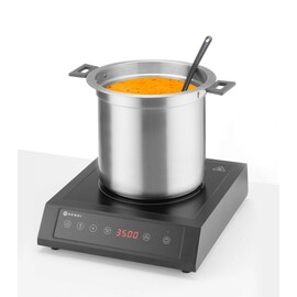 Soup kettle without water | 10L | Black | 220-240V/450W | Ø330x(H)398mm product photo  S