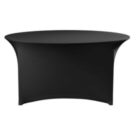 Round table cover | Symposium | 810941 | Black | Ø1800x(H)760mm product photo S