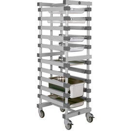 shelved trolley for Euro standard containers H 1600 mm product photo