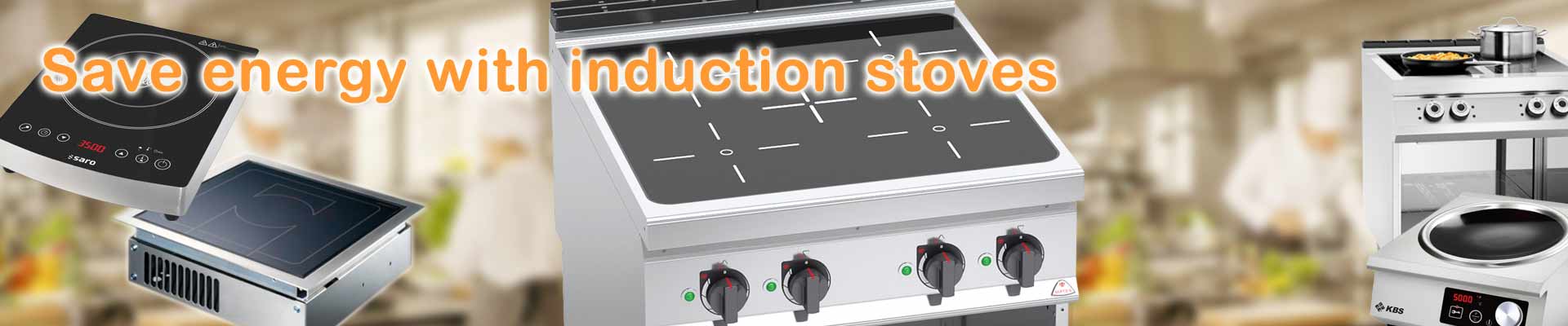 Save energy with induction stoves