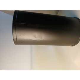 B-STOCK | dustbin with swinging lid - extra large, galvanized insert, color: black, powdercoated, dimensions: Ø 38 cm, height: 73 cm product photo  S