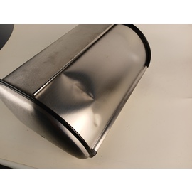 B-STOCK | bread box stainless steel with domed hood 440 mm  x 250 mm  H 170 mm product photo  S