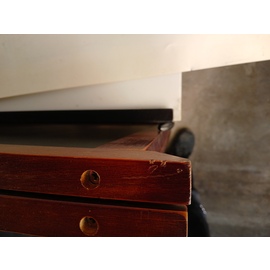 B-STOCK | stand • wood A-shaped 620 x 940 mm L 620 mm H 1020 mm product photo  S