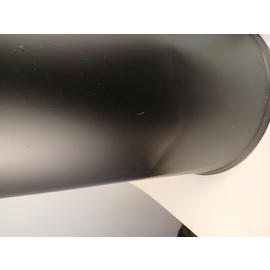 B-STOCK | dustbin with swinging lid - extra large, galvanized insert, color: black, powdercoated, dimensions: Ø 38 cm, height: 73 cm product photo  S