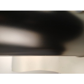 B-STOCK | dustbin with swinging lid - extra large, galvanized insert, color: black, powdercoated, dimensions: Ø 38 cm, height: 73 cm product photo  S