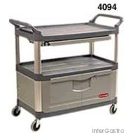 multi-purpose trolleys X-Tra grey  | 3 shelves product photo