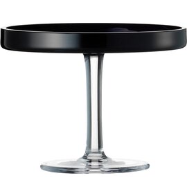 Bowl on foot, black, series 1872 SOLO COLORED, H 134 mm, Ø 180 mm product photo
