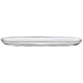 plate LAGOON glass transparent oval  Ø 300 mm product photo