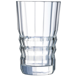 vase ARCHITECTE glass relief Ø 162 mm H 270 mm product photo