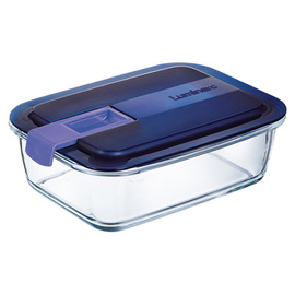 storage container EASY BOX glass 1.22 ltr with lid L 210 mm W 155 mm H 70 mm product photo