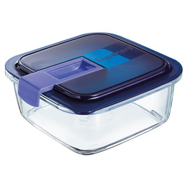 storage container EASY BOX glass 0.76 l with lid L 155 mm W 145 mm H 65 mm product photo