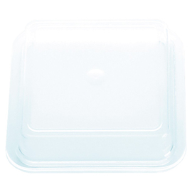 cloche EURO PBT naturally transparent suitable for square plate Restaurant half deef 20x20cm L 207 mm W 207 mm H 45 mm product photo