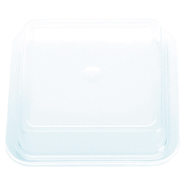 cloche EURO PBT naturally transparent suitable for square plate Restaurant half deef 20x20cm L 207 mm W 207 mm H 45 mm product photo