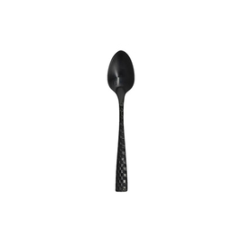 espresso spoon LUCCA FACET SCHWARZ stainless steel L 118 mm product photo