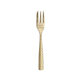 cake fork LUCCA FACET GOLD stainless steel L 150 mm product photo