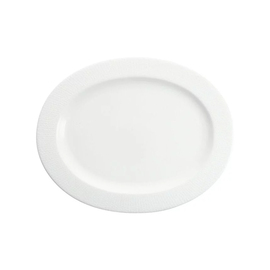 platter AMANDA white flat 312 mm x 247 mm porcelain product photo