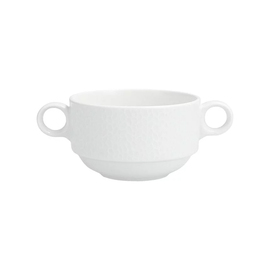 soup cup 300 ml AMANDA white porcelain product photo