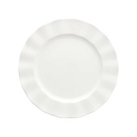 plate GRETA white flat porcelain Ø 200 mm product photo