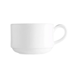 coffee cup GRACIA Bone China white stackable 190 ml product photo